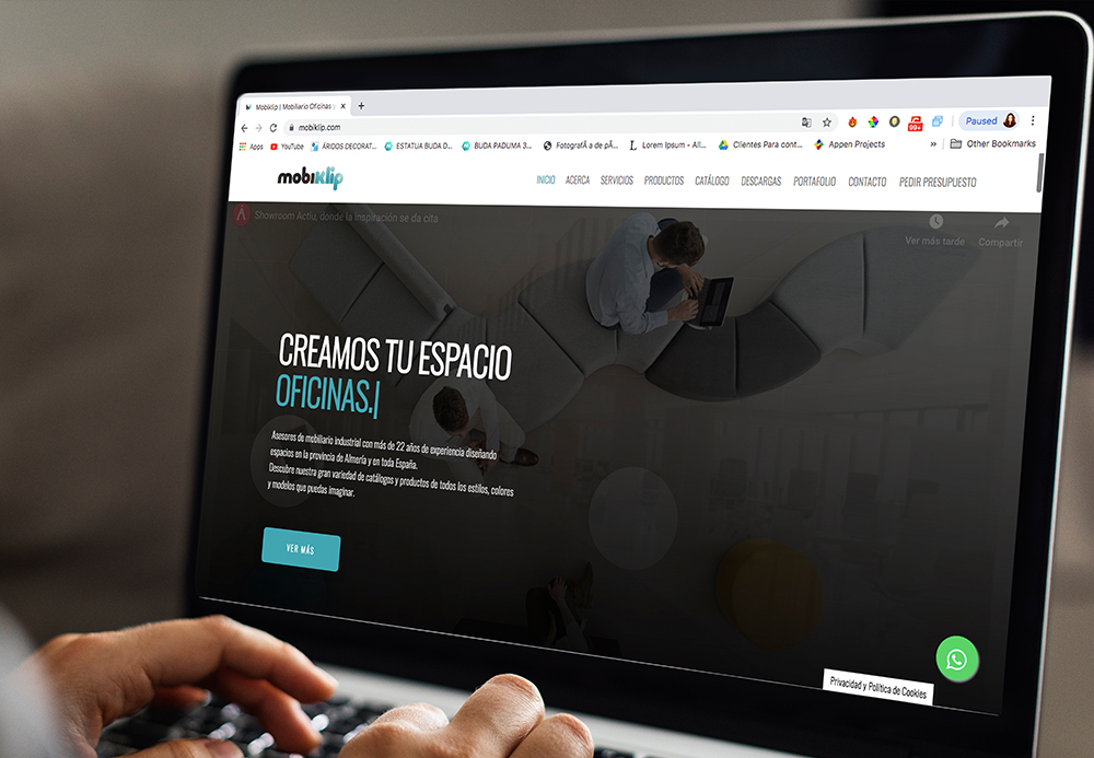 diseño paginas web profesionales almeria motionpx